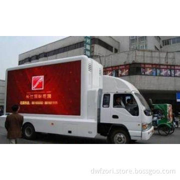 Advertising P10 Vehicle Truck Mounted LED Screens Full Colo